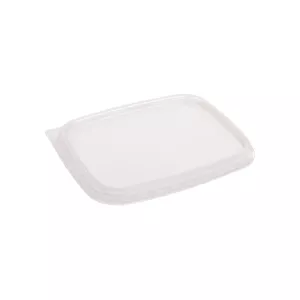 Couvercle PP rectangulaire plat 108x82mm
